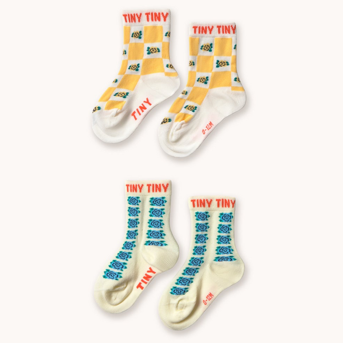 Flowers Medium Socks - BABY