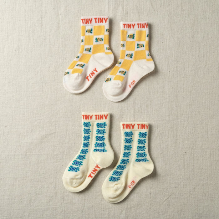 Flowers Medium Socks - BABY