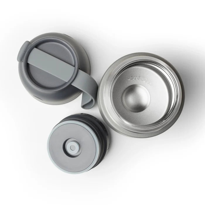 FOOD'IE - Thermos voor Baby’s & Volwassenen - Dark Grey