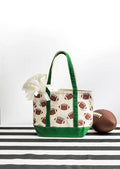 Football Canvas Tote