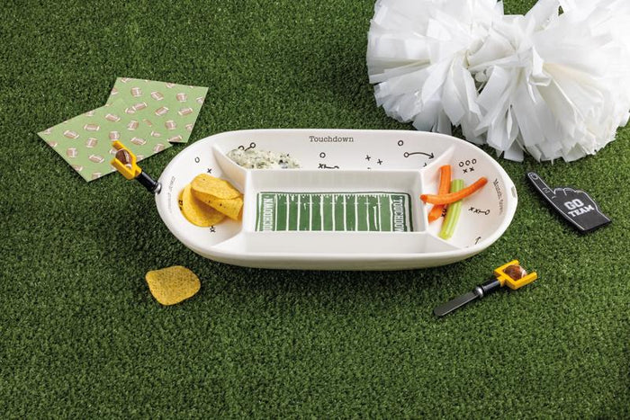 Football Field Platter Set