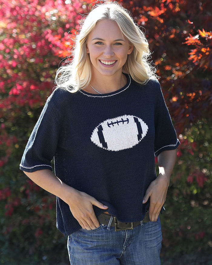 Football Half Sleeve Top Cotton
