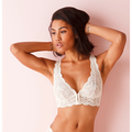 Fortuna Front Close Bralette in White