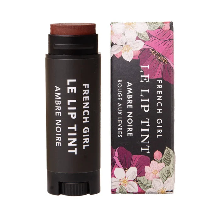 French Girl Tinted Lip Balm in Ambre Noire - Romantiques