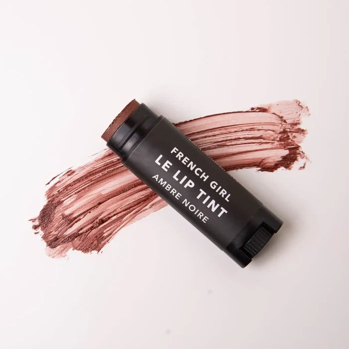 French Girl Tinted Lip Balm in Ambre Noire - Romantiques