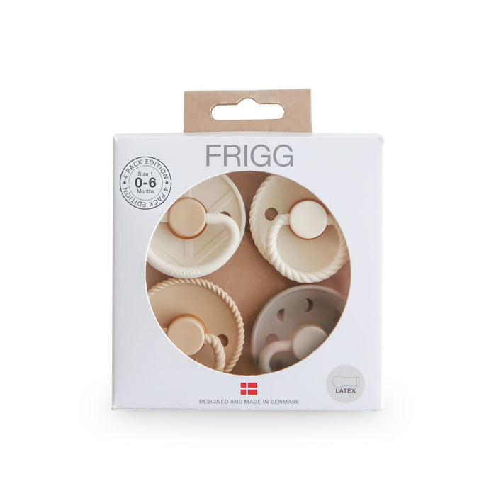 FRIGG BIBS - 4 PACK - Christal Sparkle 6-18m