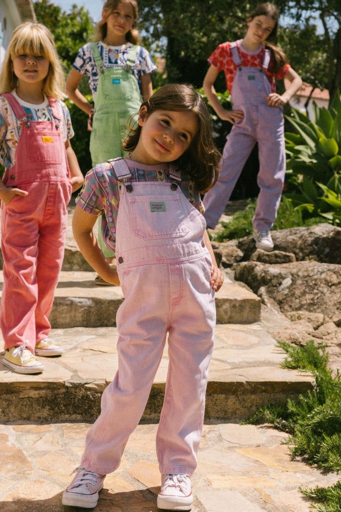 FUCHSIA PINK OVERALLS BABY&KIDS