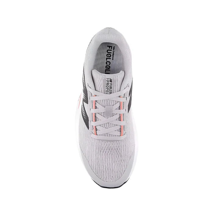 New Balance Fuelcell Propel v5 Kids - Raincloud/Urgent Red and White
