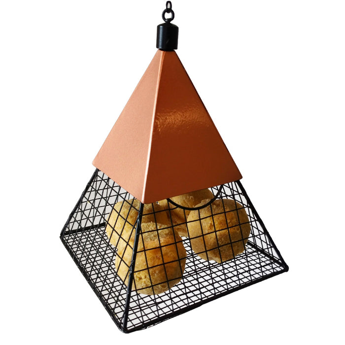 Geo Pyramid Suet Ball Bird Feeder