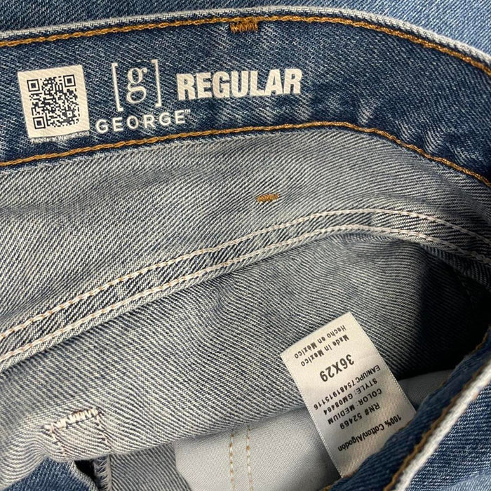 George blue denim jeans size