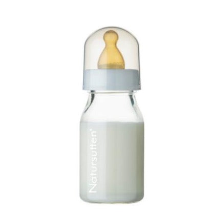 GLAZEN DRINKFLESSEN - SET VAN 2 - 120ML