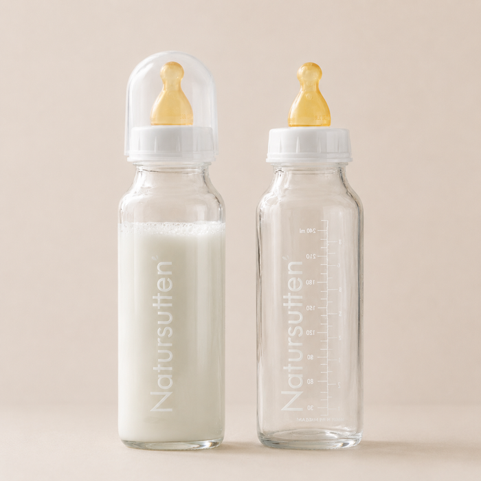 GLAZEN DRINKFLESSEN - SET VAN 2 - 240ML