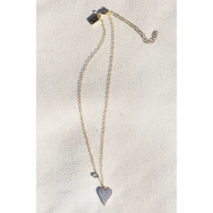 Glimmer Heart Necklace - Romantiques
