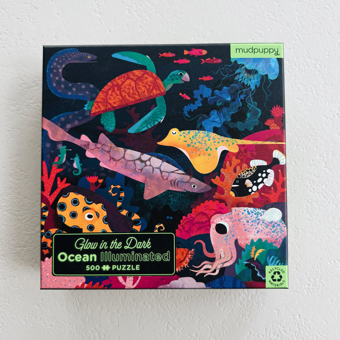 GLOW IN THE DARK PUZZLE - 500 STUKS - oceaan