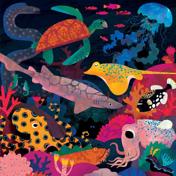 GLOW IN THE DARK PUZZLE - 500 STUKS - oceaan