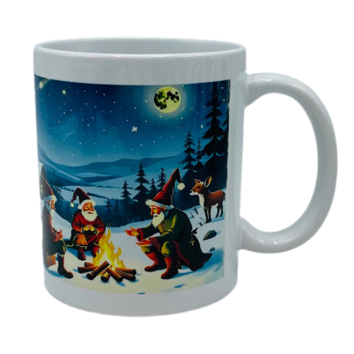 Gnomes by the Fire Coffee Mug