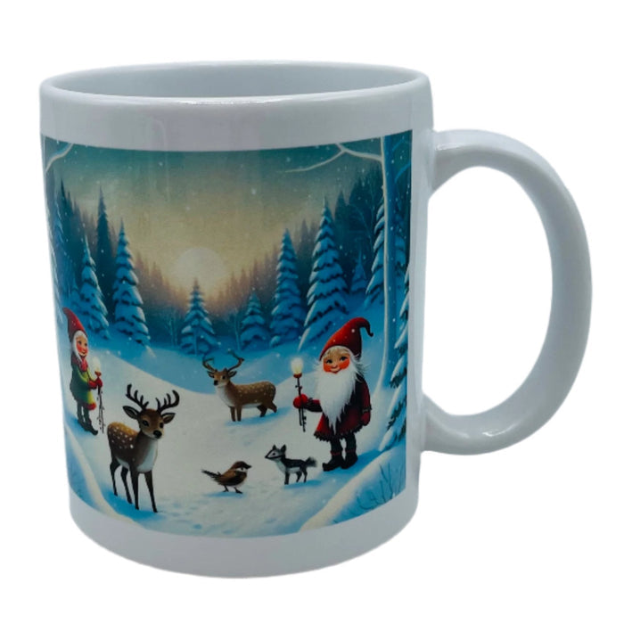 Gnomes with Animals Coffee Mug