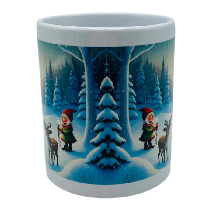 Gnomes with Animals Coffee Mug