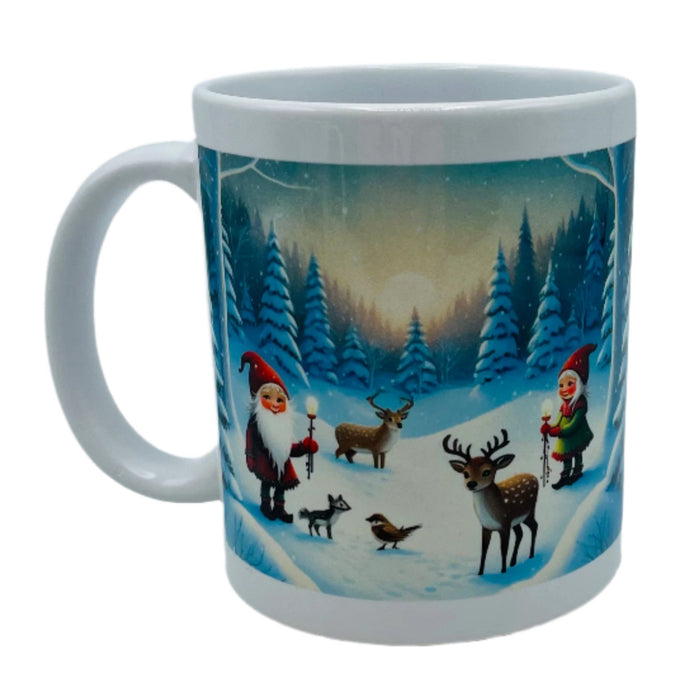 Gnomes with Animals Coffee Mug