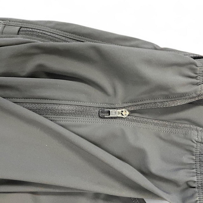Grey lululemon track pants with
