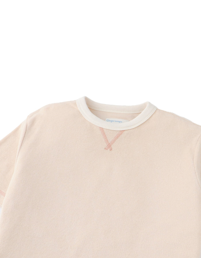 Gunther Ringer Tee with Contrast V-Spreader