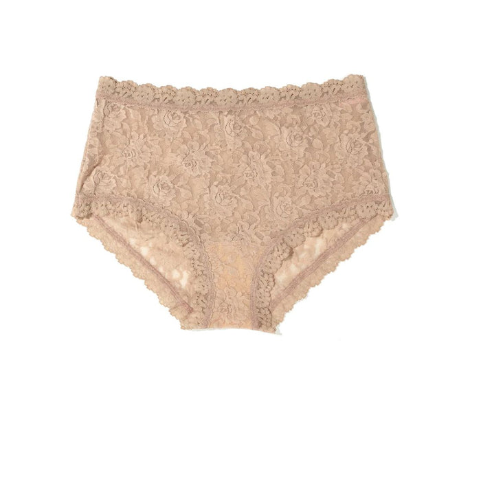 Signature Lace High Rise Boyshort in Nude - Romantiques