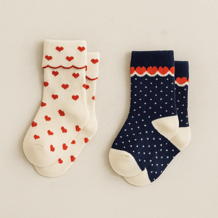 Heart socks - 2-pack