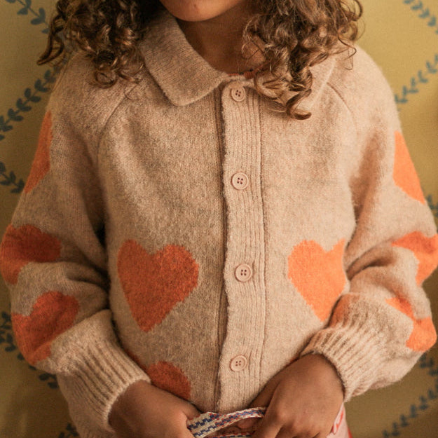 Hearts Cardigan - KIDS