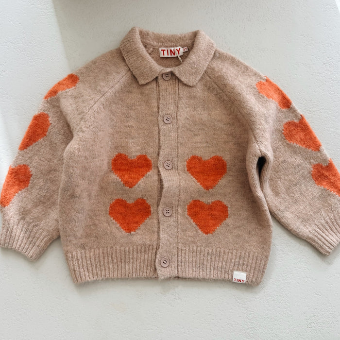 Hearts Cardigan - KIDS