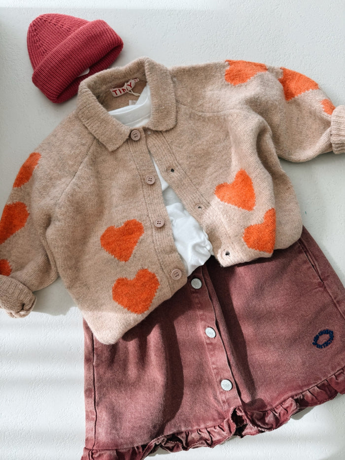Hearts Cardigan - KIDS
