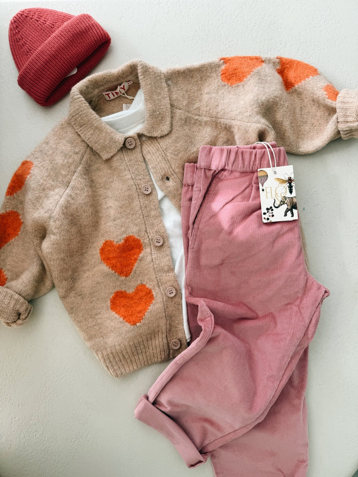 Hearts Cardigan - KIDS