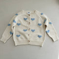 HEARTS CARDIGAN CREAM