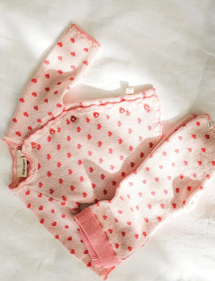 HEARTS KNIT TROUSERS
