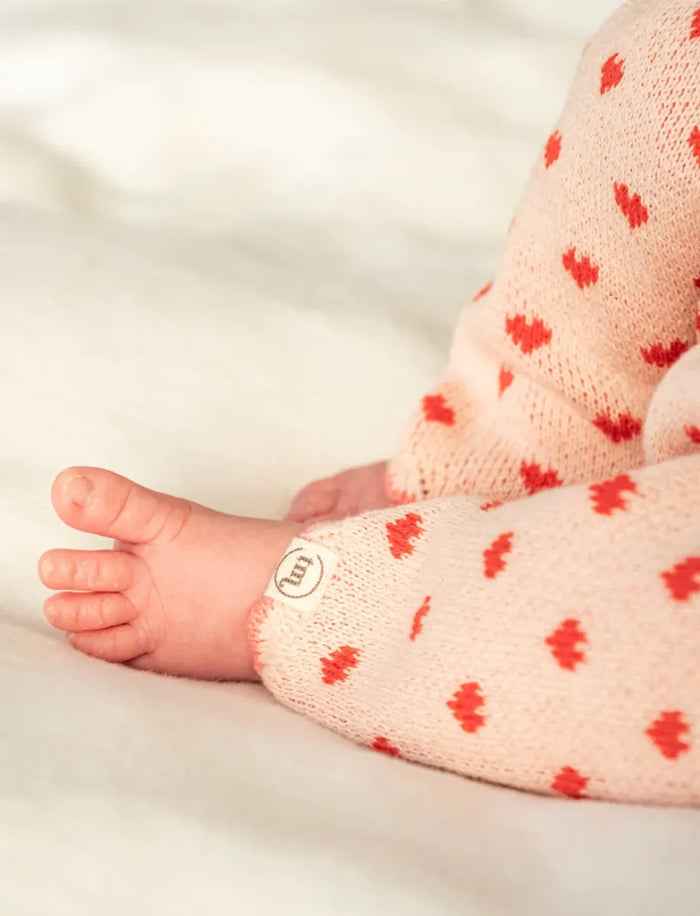 HEARTS KNIT TROUSERS