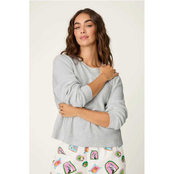 Heather Cloud Long Sleeve Top