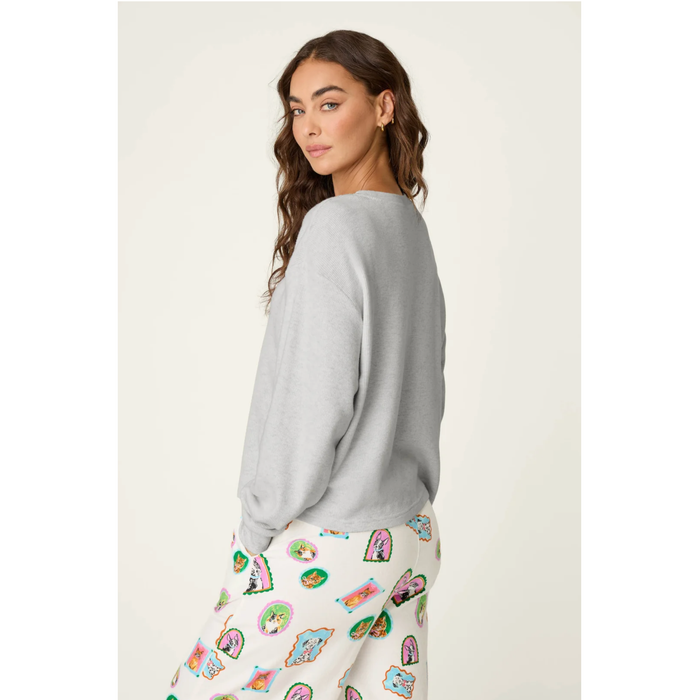Heather Cloud Long Sleeve Top