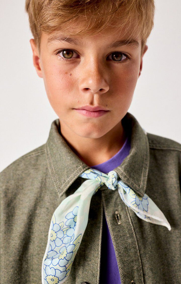 HEMD WOL/LINNEN LOFWAY KAKI - KIDS