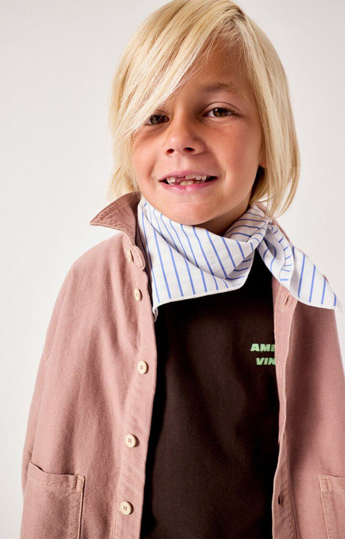 HEMD WOL/LINNEN LOFWAY STEENROZE - KIDS