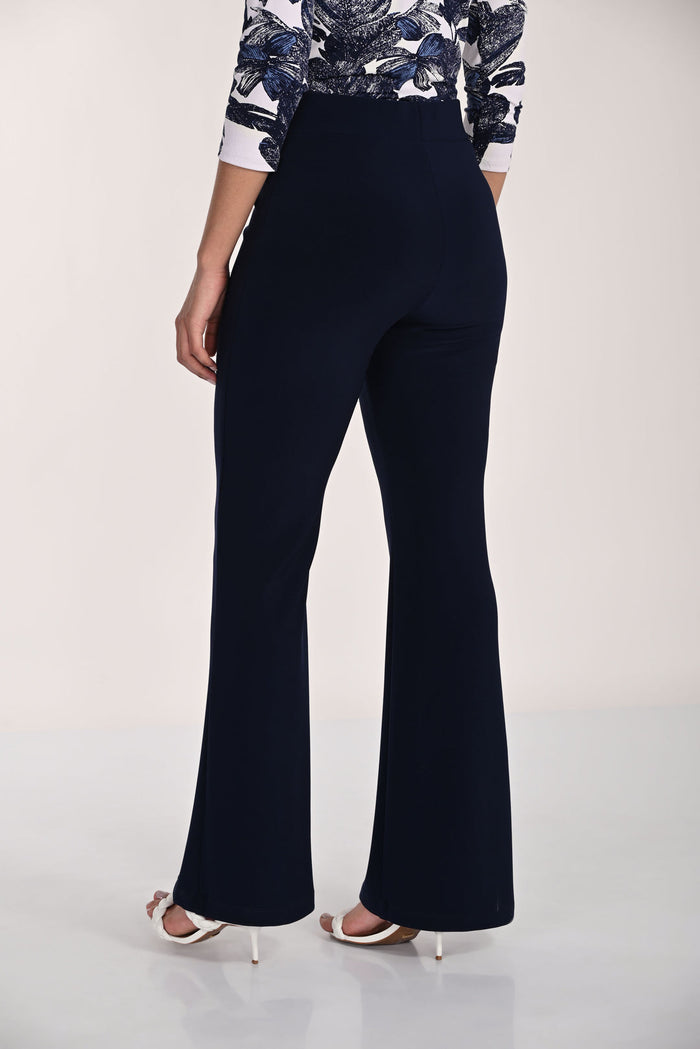 High-Waist Fit & Flare Trousers