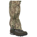Highlander Waterproof Leg Gaiters HMTC featuring durable polyester fabric in Highlander Multi Terrain Camouflage, designed for outdoor and military use.  from  John Bull Clothing