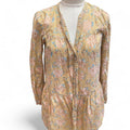 Hm yellow floral midi dress