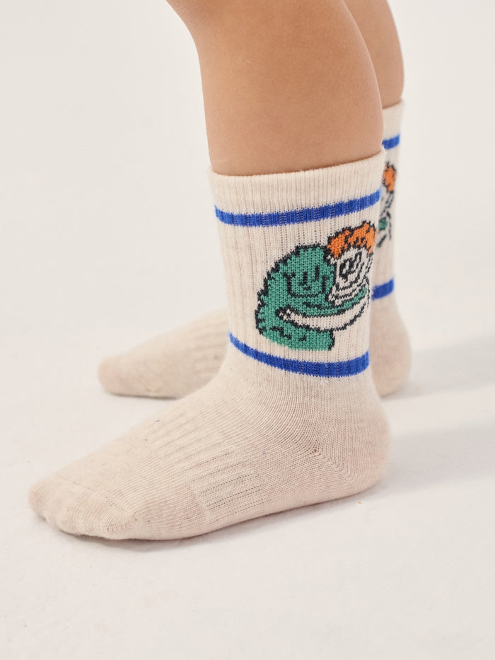 Hug Hairy Monster short socks - BABY