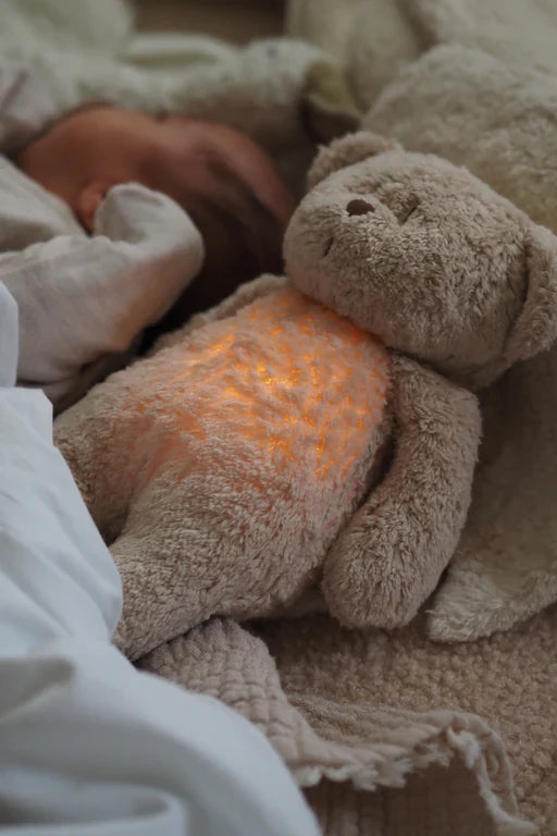 HUMMING BEAR 2.0 - licht + geluid - Cappuccino