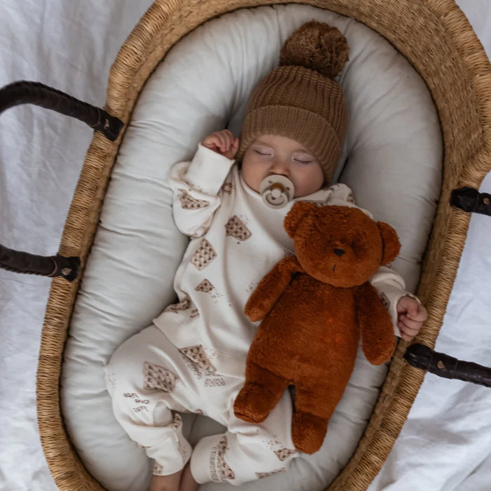 HUMMING BEAR 2.0 - licht + geluid - Caramel