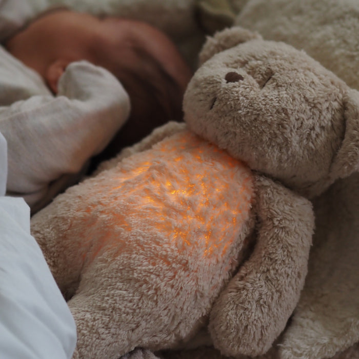 HUMMING BEAR 2.0 - licht + geluid - Sand