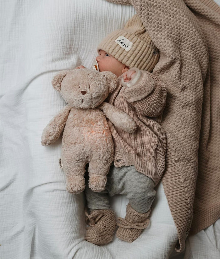 HUMMING BEAR 2.0 - licht + geluid - Sand
