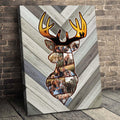 Hunting Fathers Day Gift | Deer Hunting Gifts for Dad | Custom Canvas Collage