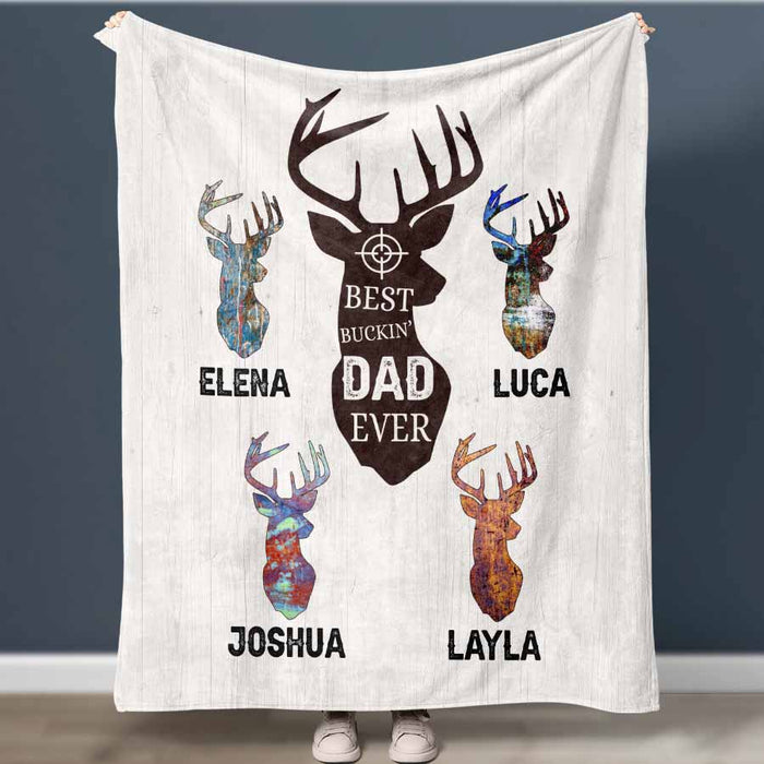 Hunting Fathers Day Gift | Deer Hunting Gifts for Dad | photo collage blanket