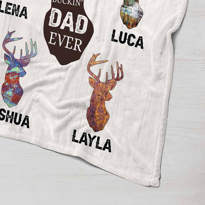Hunting Fathers Day Gift | Deer Hunting Gifts for Dad | photo collage blanket