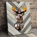 Hunting Fathers Day Gift | Father’s Day Gifts for Hunting Dads | Deer Hunting Gifts for Dad | Custom Canvas Collage